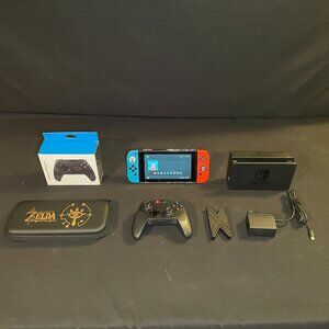 Nintendo Switch With Controller, Protective Case And Accessories